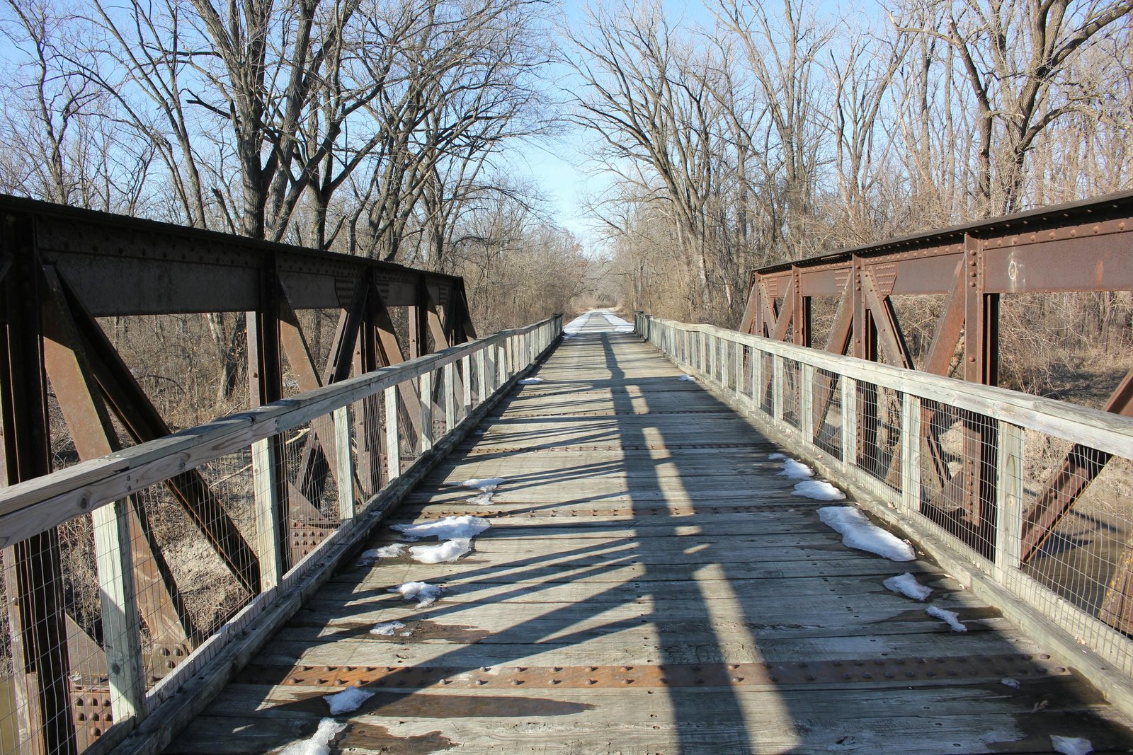 Inside truss